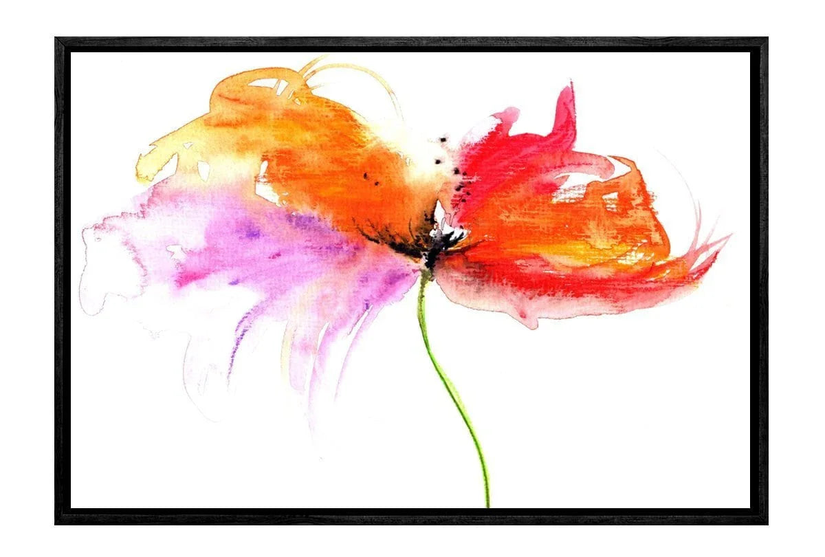 Red-Pink Flower | Canvas Art Print - Final Touch Decor