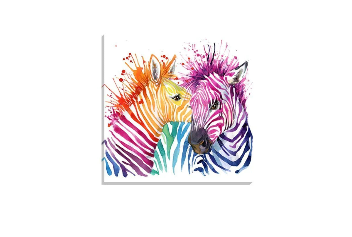 Zebra Abstract | Canvas Wall Art Print - Final Touch Decor