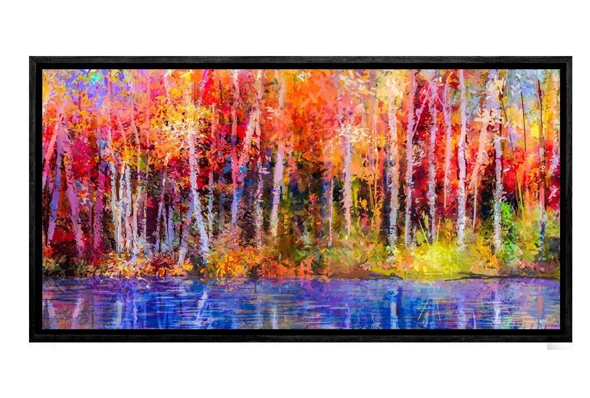 Lakeside Forest Panorama | Canvas Wall Art Print - Final Touch Decor