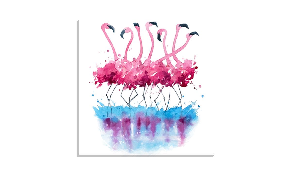 Abstract Flamingo | Abstract Wall Art Print - Final Touch Decor