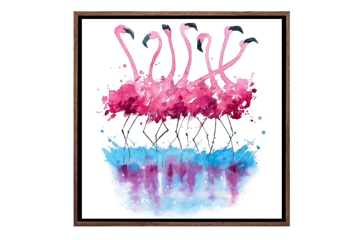 Abstract Flamingo | Abstract Wall Art Print - Final Touch Decor