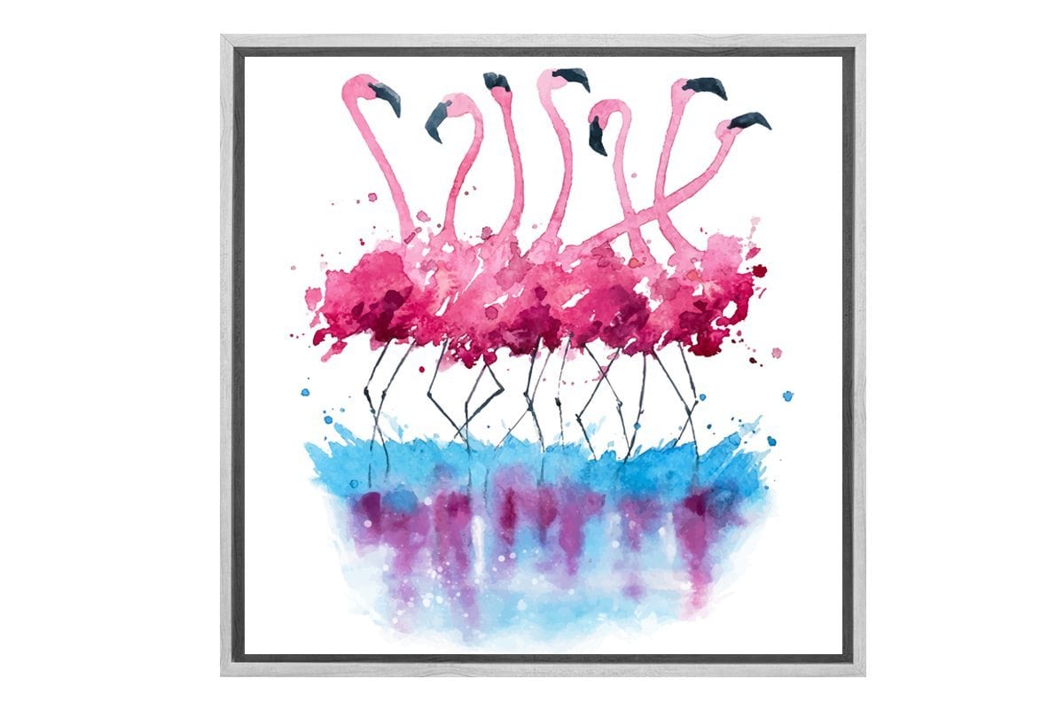 Abstract Flamingo | Abstract Wall Art Print - Final Touch Decor