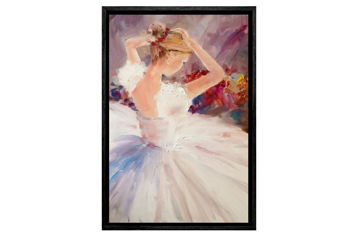 Ballerina White | Canvas Wall Art Decor - Final Touch Decor