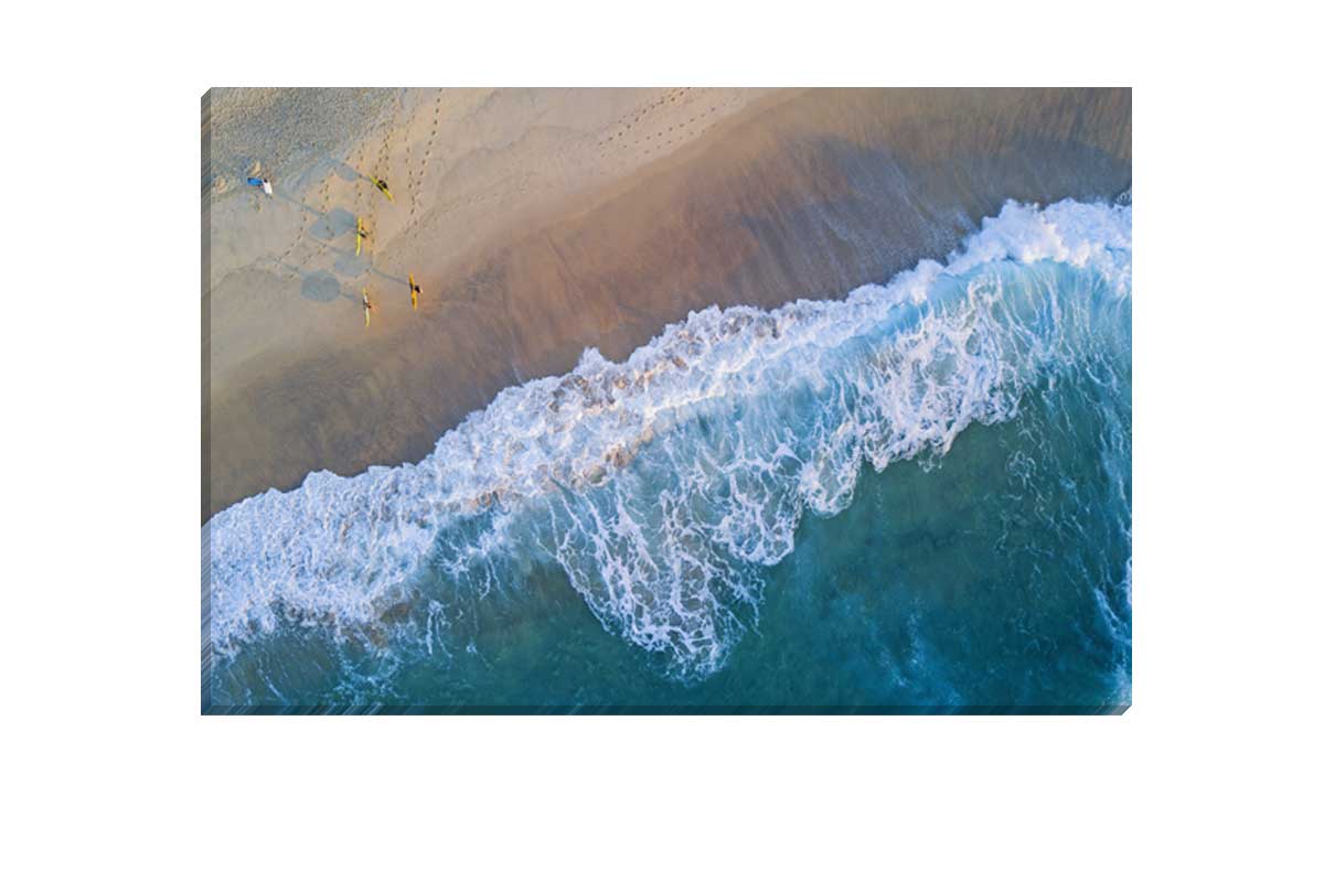 Bronte Beach From Above, Sydney, Australia | Canvas Wall Art Print - Final Touch Decor