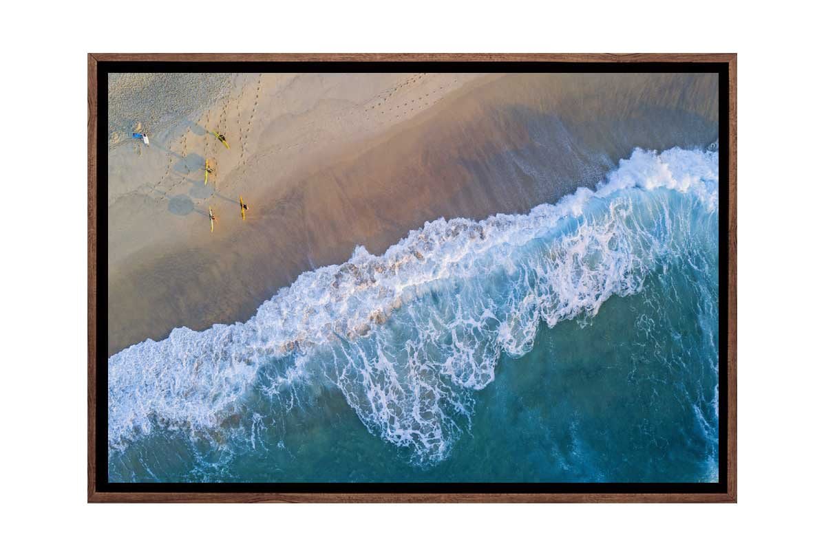 Bronte Beach From Above, Sydney, Australia | Canvas Wall Art Print - Final Touch Decor
