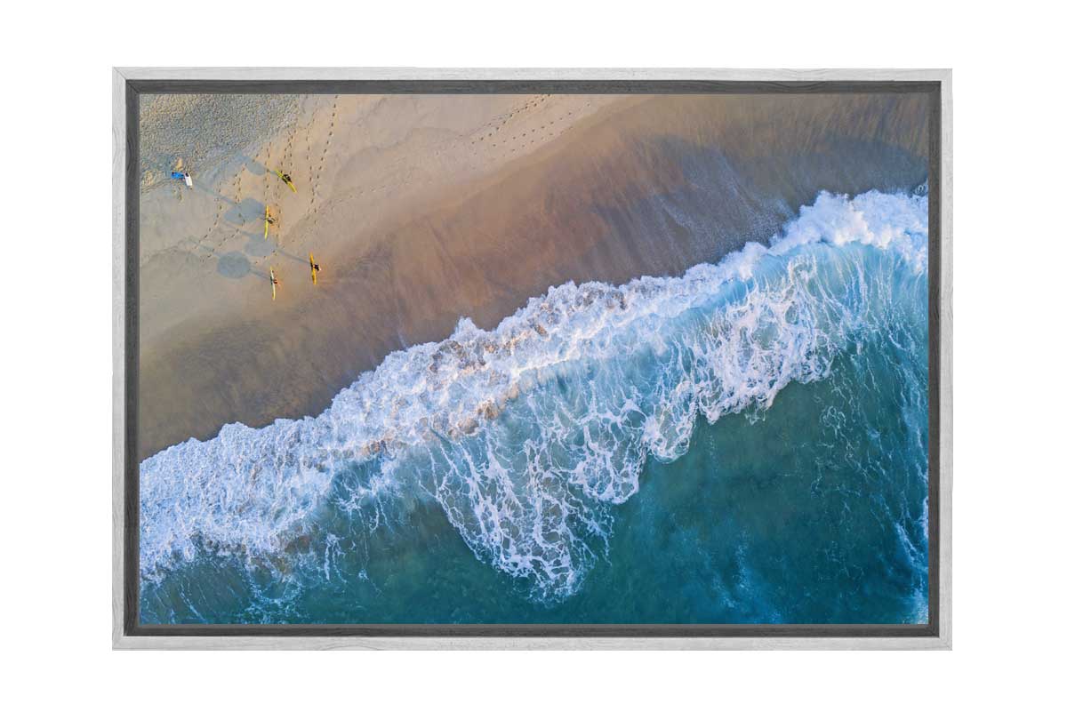 Bronte Beach From Above, Sydney, Australia | Canvas Wall Art Print - Final Touch Decor