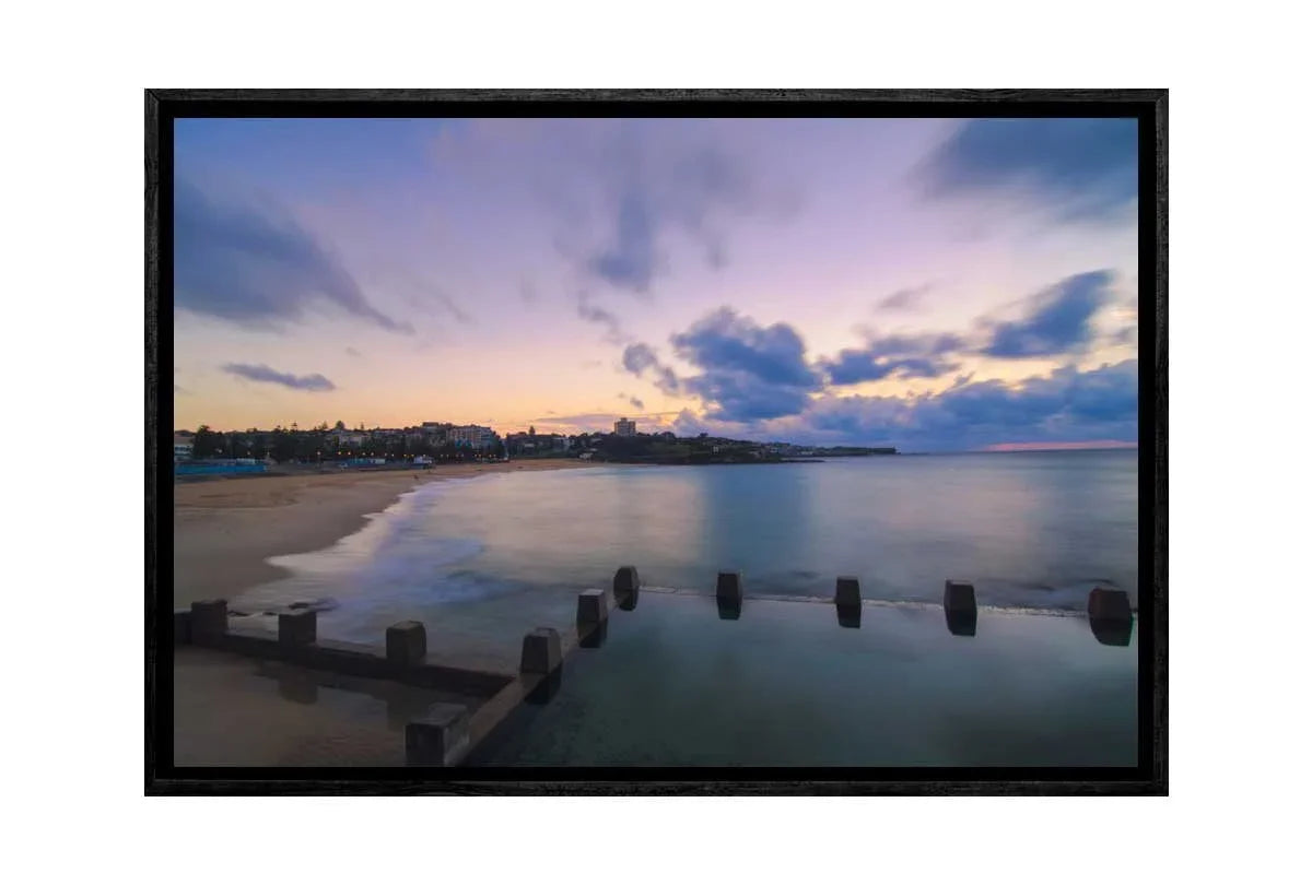 Daybreak Coogee Rock Pool, Sydney, Australia | Canvas Wall Art Print - Final Touch Decor