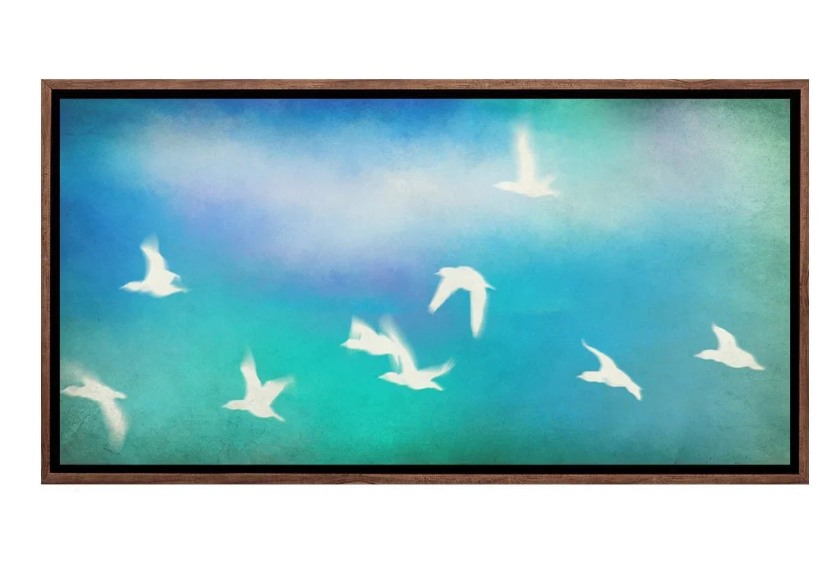 Birds in Flight | Canvas Wall Art Print - Final Touch Decor