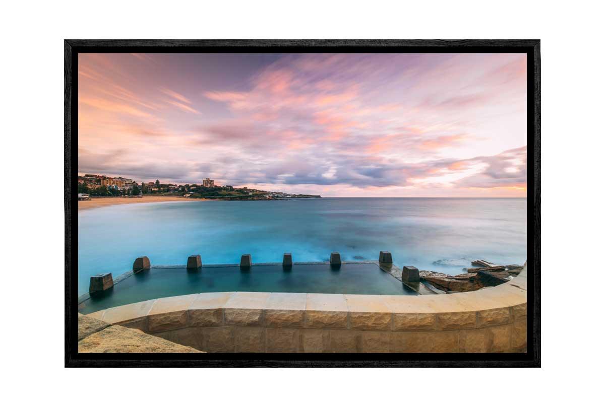 Sunset over Bronte Beach | Canvas Wall Art Print - Final Touch Decor
