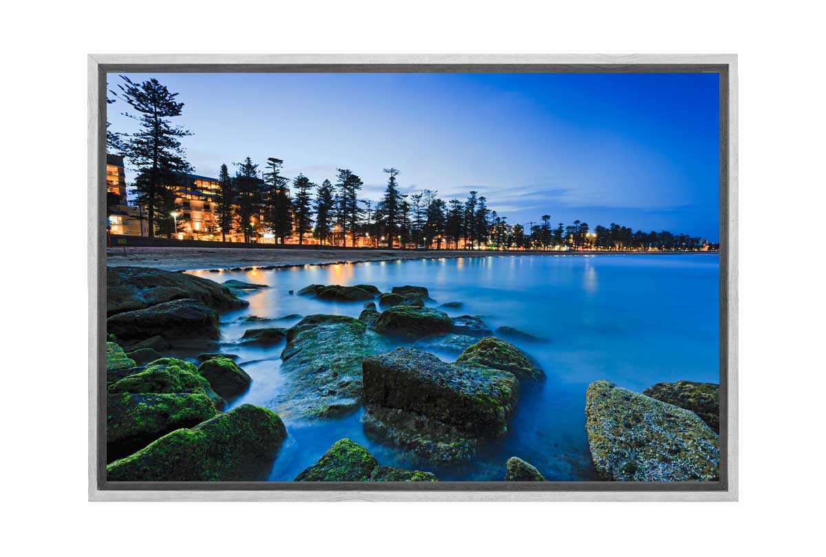 Twilight at Manly Beach, Australia | Canvas Wall Art Print