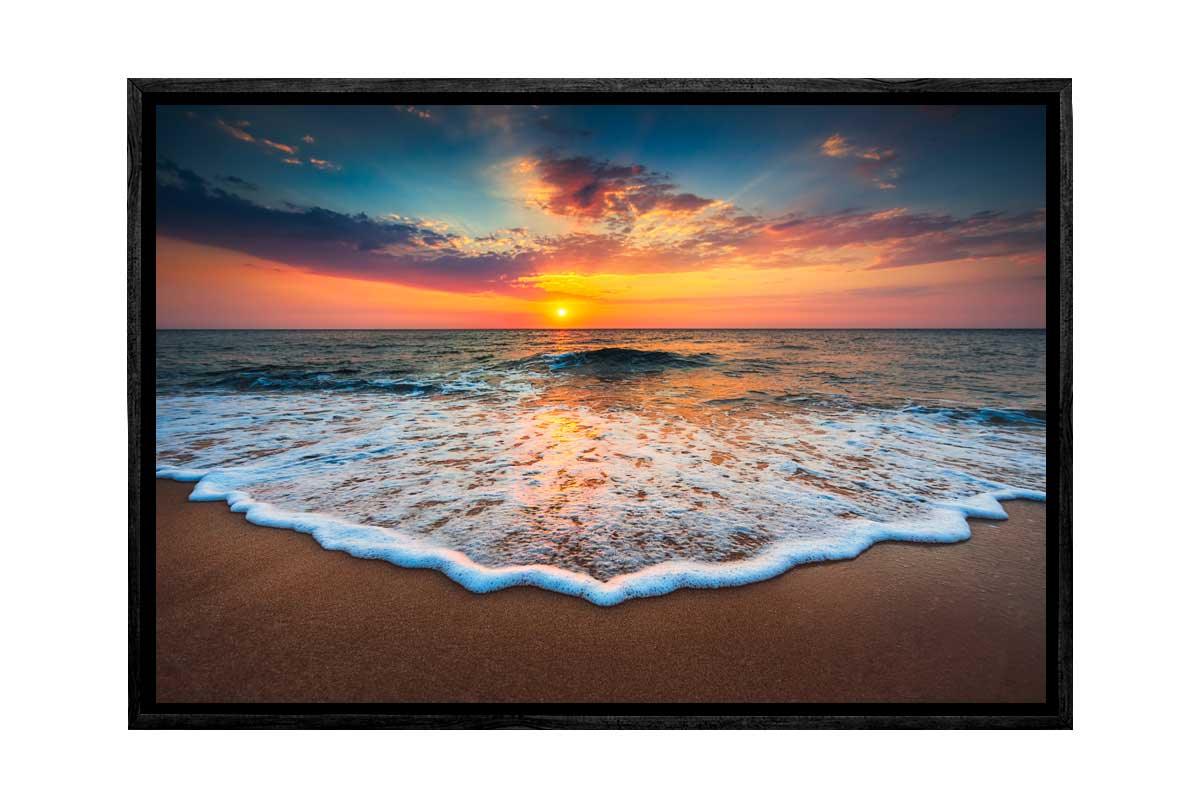 Sunset Beach Scene 2 | Canvas Wall Art Print - Final Touch Decor
