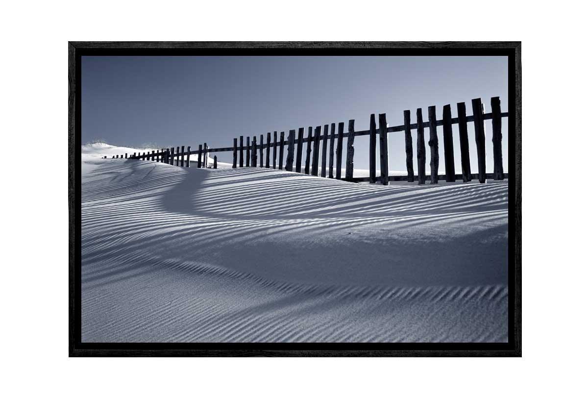 Black and White Sand Dunes | Canvas Wall Art Print - Final Touch Decor