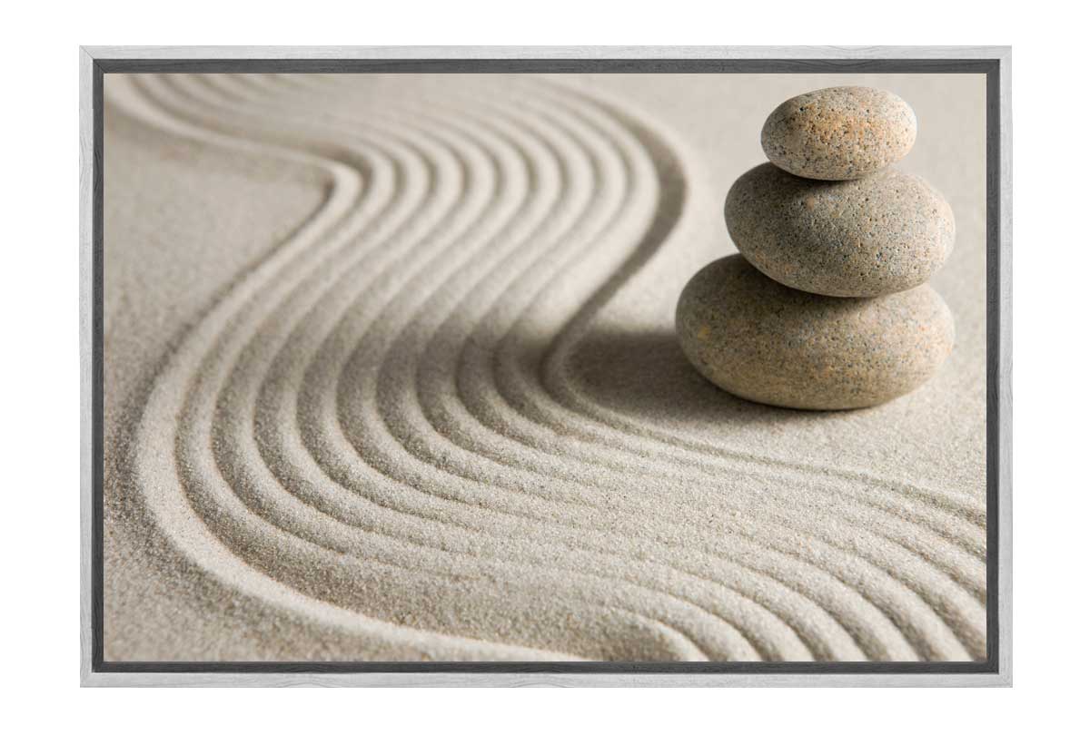 Pebbles on Sand | Canvas Wall Art Print - Final Touch Decor
