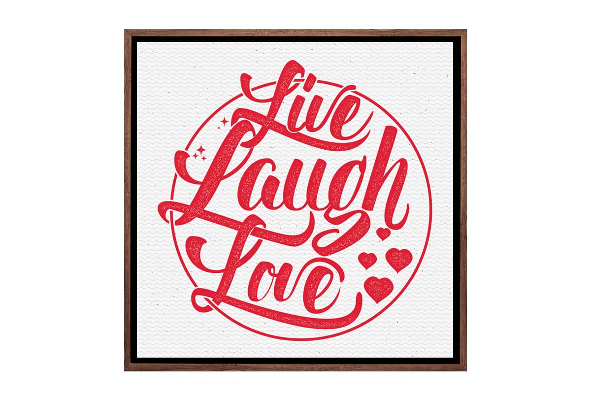 Live Laugh Love | Canvas Wall Art Print - Final Touch Decor