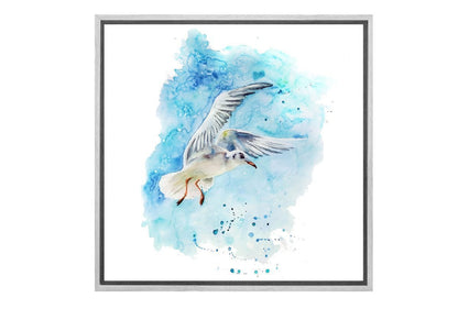 Gull | Bird Canvas Wall Art Print
