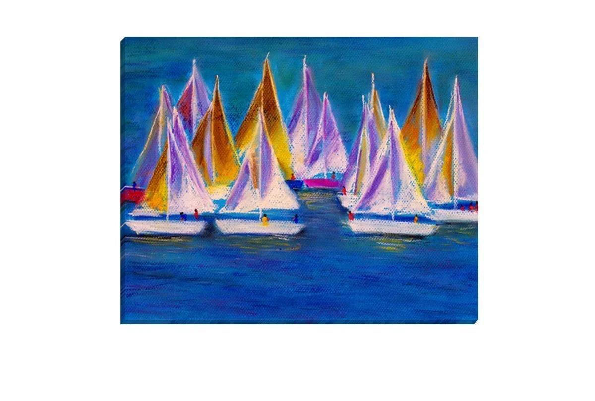 Sailing Boats | Canvas Wall Art Print - Final Touch Decor