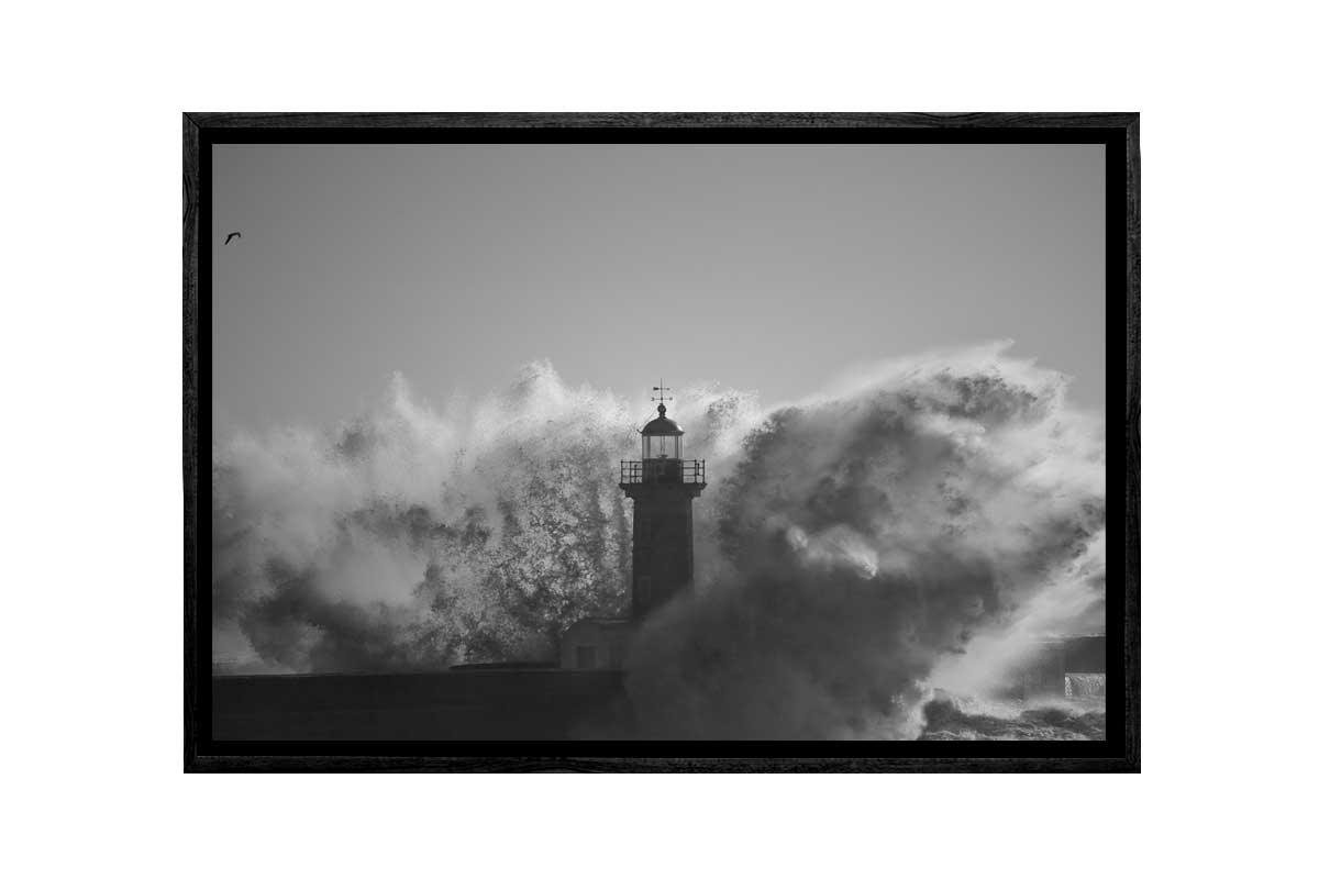 Light House Wave | Canvas Wall Art Print - Final Touch Decor