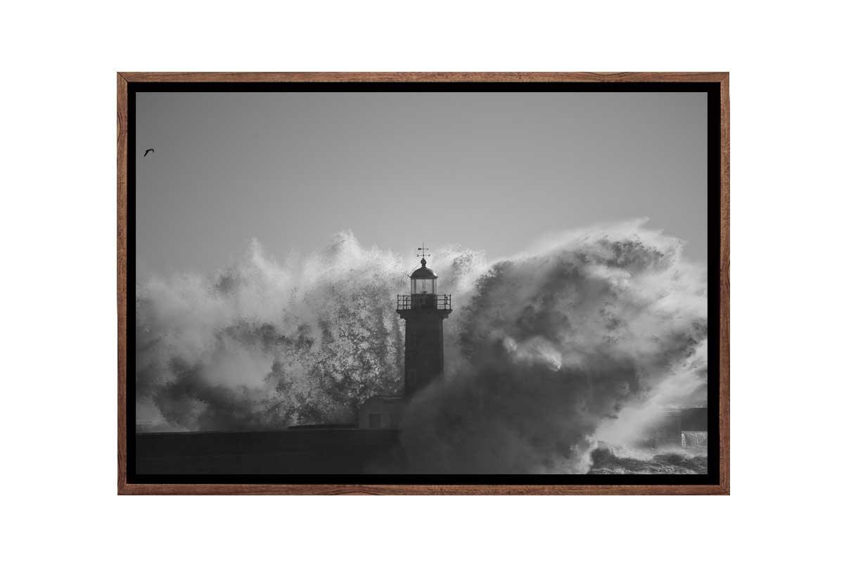 Light House Wave | Canvas Wall Art Print - Final Touch Decor