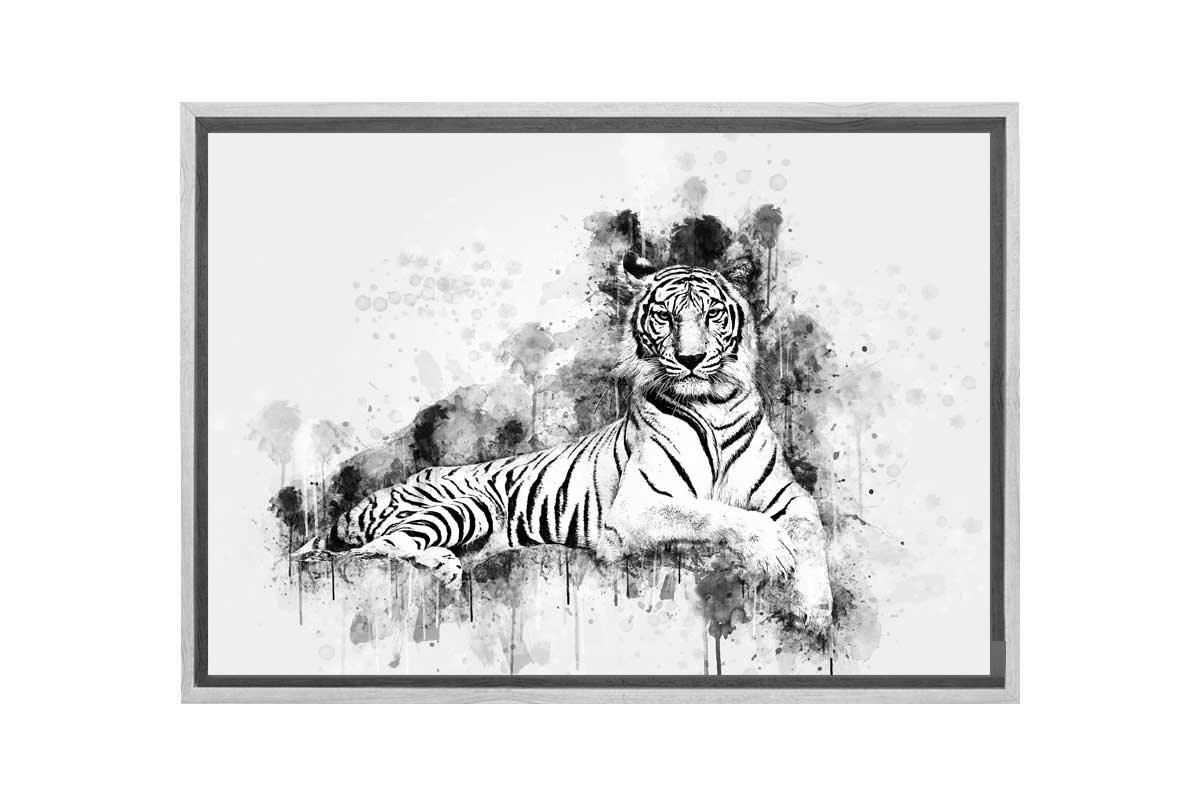 Majestic White Tiger | Canvas Wall Art Print - Final Touch Decor
