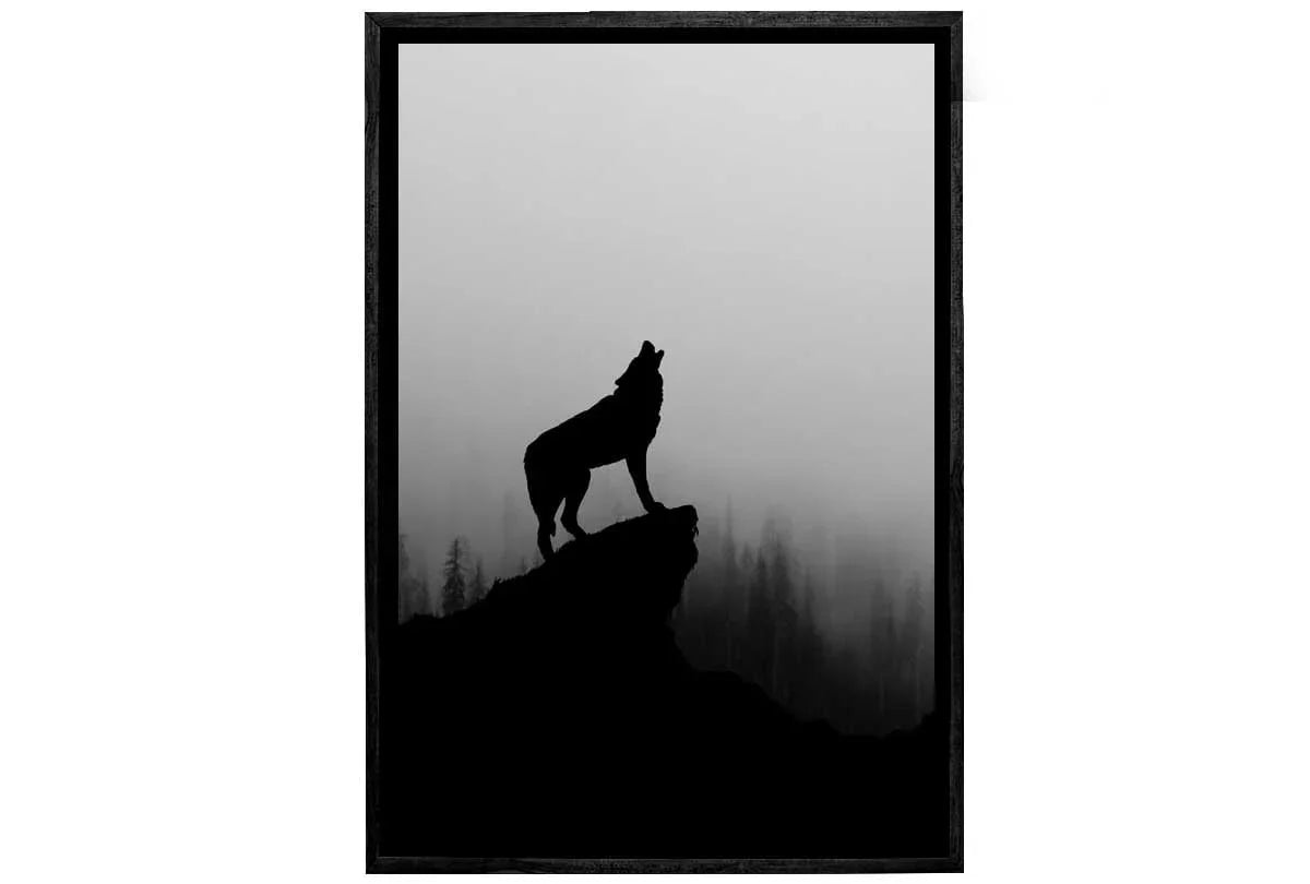Howling Wolf | Canvas Wall Art Print - Final Touch Decor