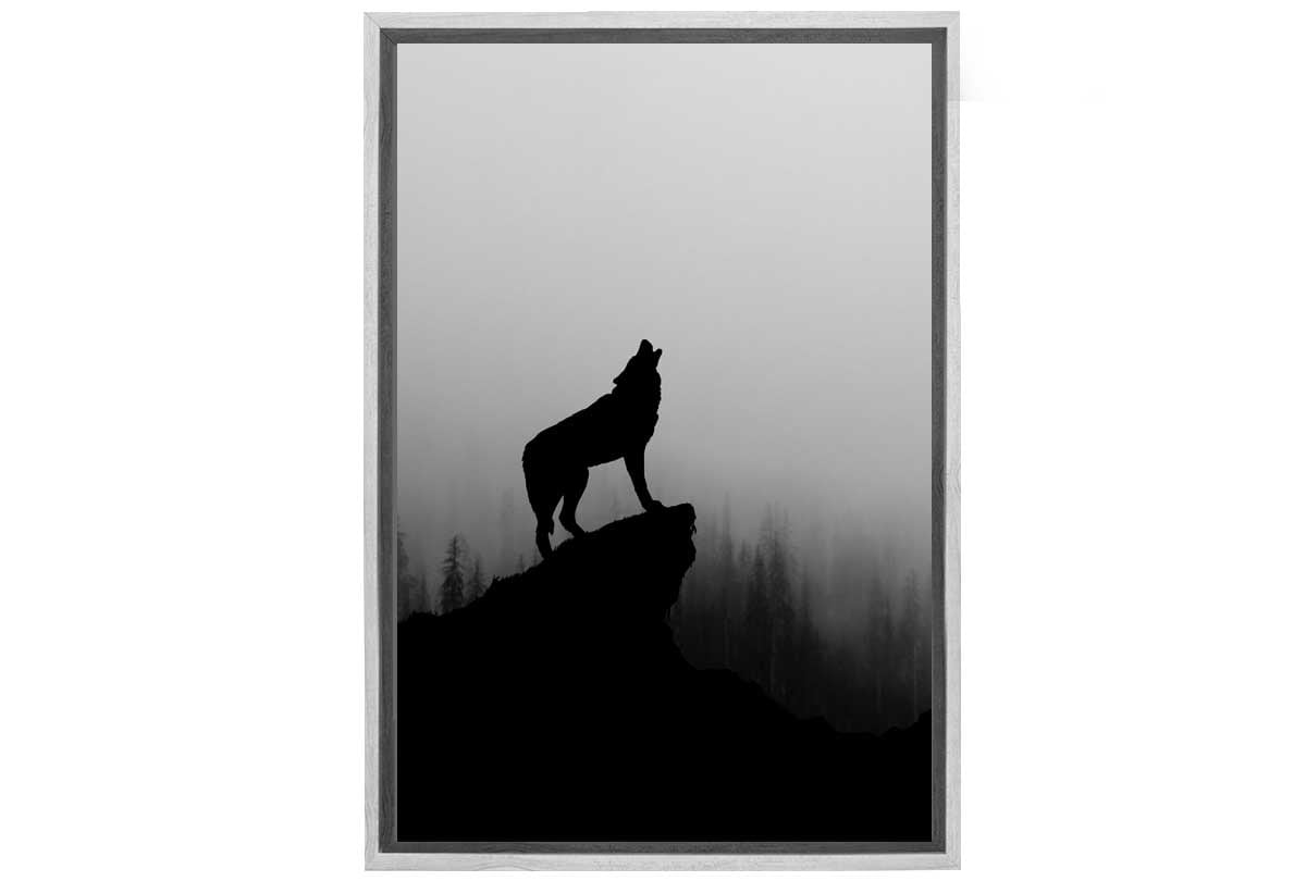 Howling Wolf | Canvas Wall Art Print - Final Touch Decor