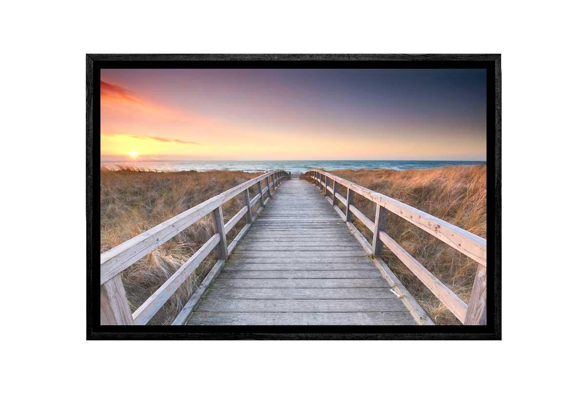 Beach Boardwalk | Canvas Wall Art Print - Final Touch Decor