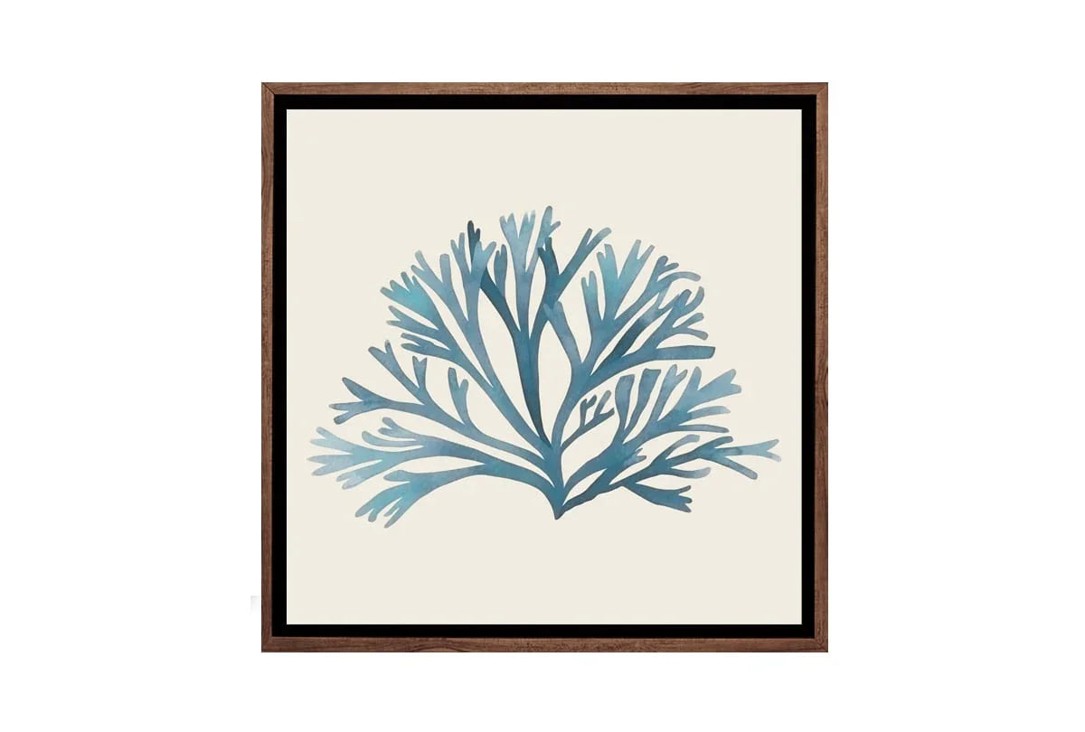Seaweed 2 Turquoise | Canvas Wall Art Print - Final Touch Decor