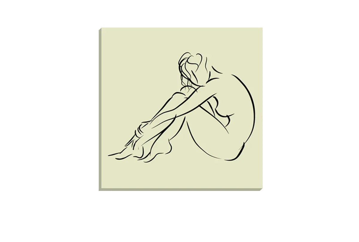 Nude 2 | Canvas Wall Art Print - Final Touch Decor
