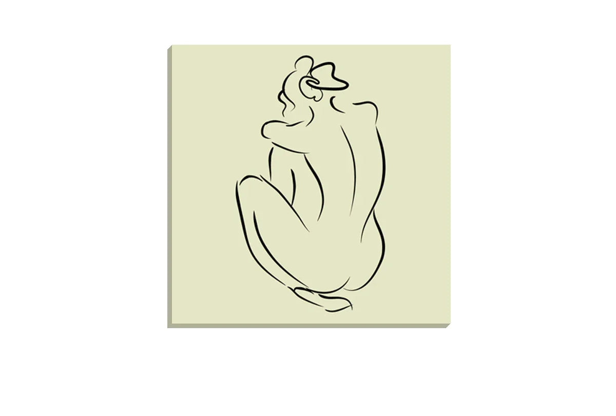 Nude 3 | Canvas Wall Art Print - Final Touch Decor