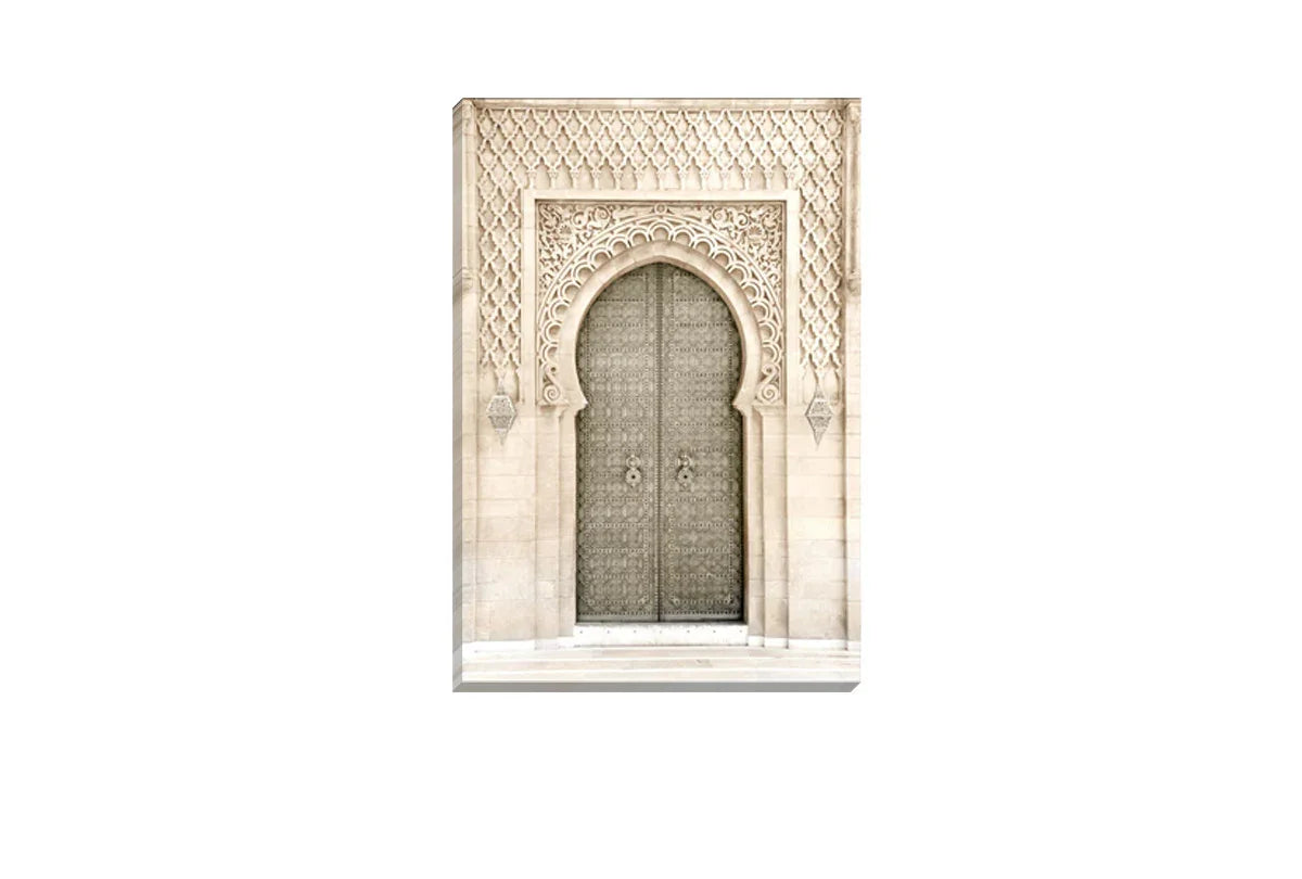 Bronz Moroccan Door | Canvas Wall Art Print - Final Touch Decor