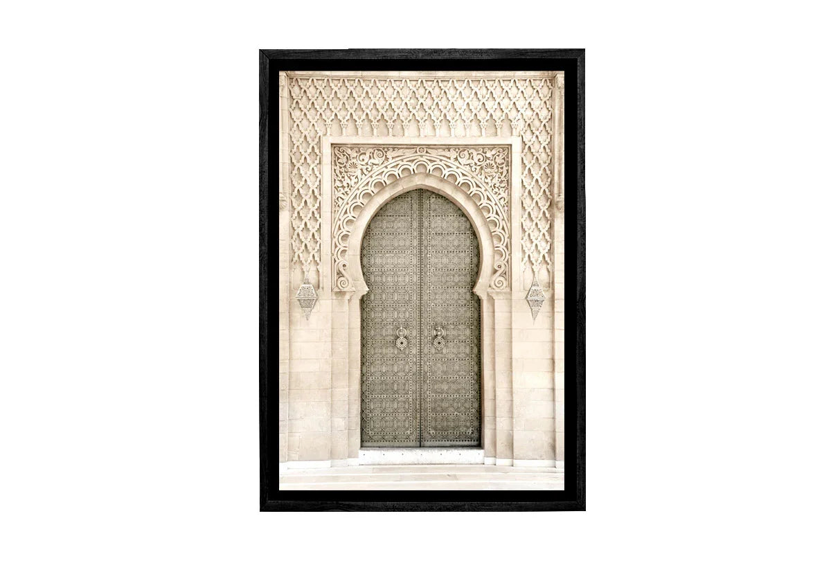 Bronz Moroccan Door | Canvas Wall Art Print - Final Touch Decor