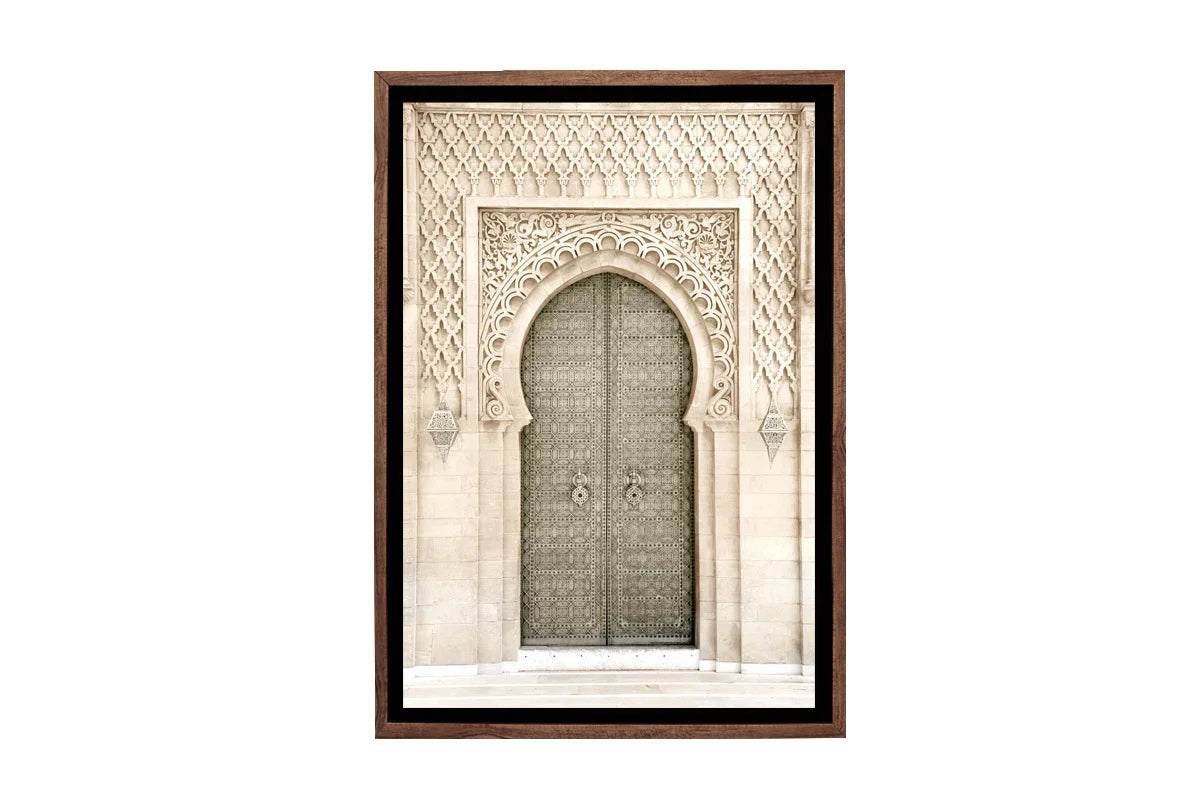 Bronz Moroccan Door | Canvas Wall Art Print - Final Touch Decor