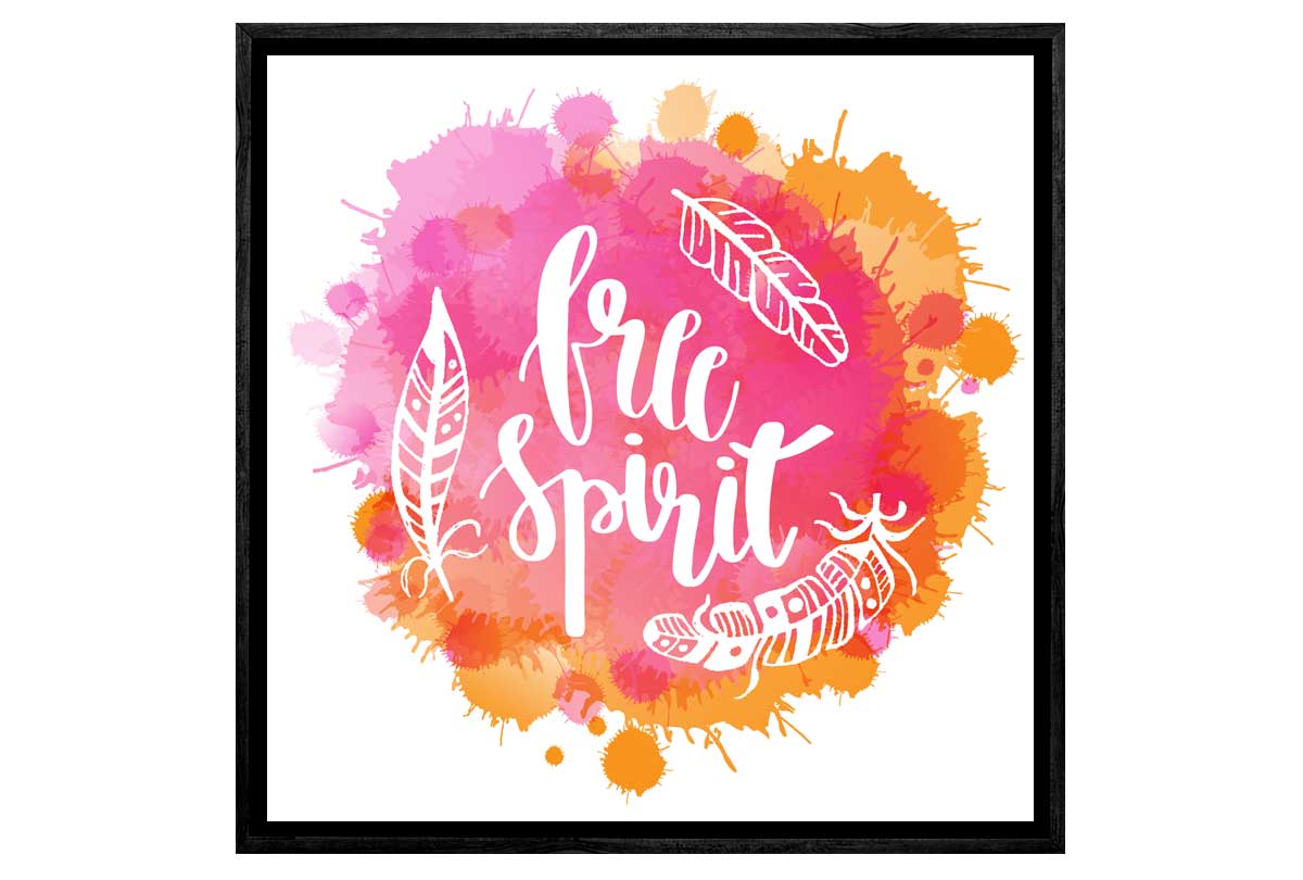 Boho Free Spirit | Canvas Wall Art Print - Final Touch Decor