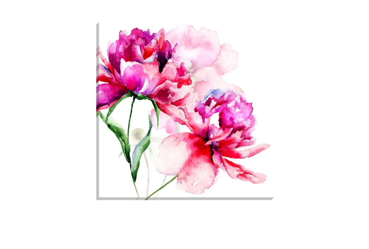 Bright Pink Bloom | Flower Canvas Wall Art Print - Final Touch Decor