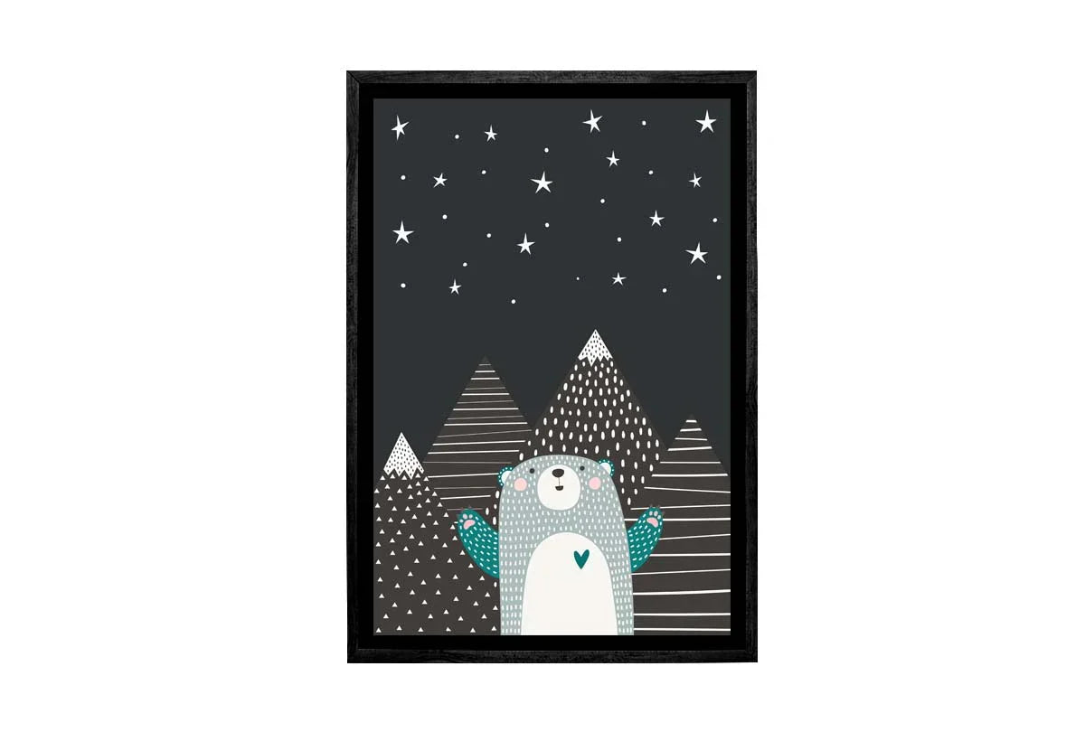 Bear Mountains | Scandinavian Kid's Wall Art Print - Final Touch Decor