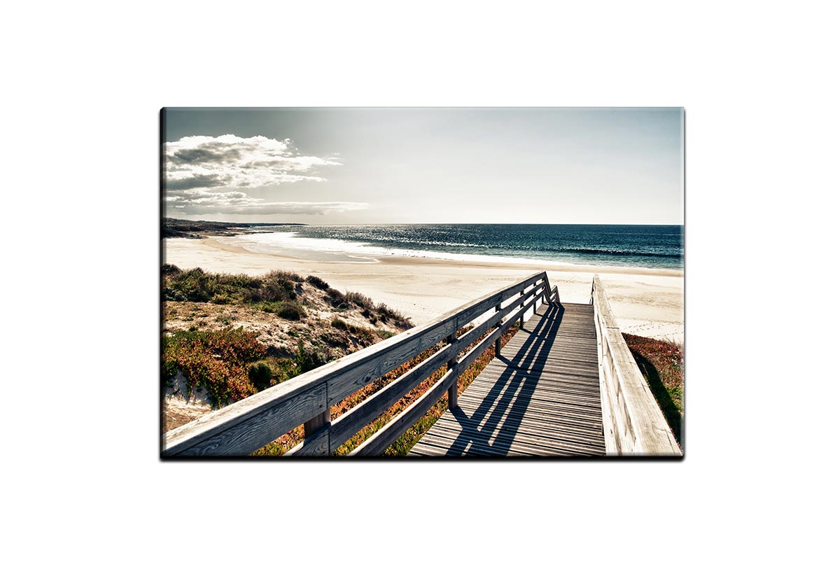Jetty Over Dunes | Canvas Wall Art Print - Final Touch Decor