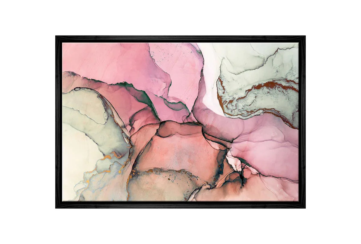 Lux Pink Abstract | Canvas Wall Art Print - Final Touch Decor