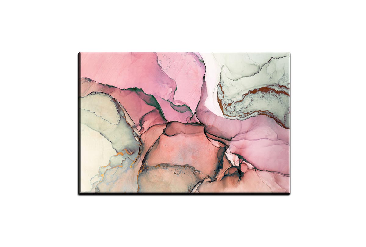 Lux Pink Abstract | Canvas Wall Art Print - Final Touch Decor