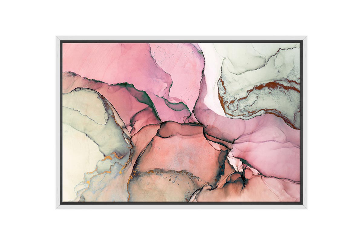 Lux Pink Abstract | Canvas Wall Art Print - Final Touch Decor