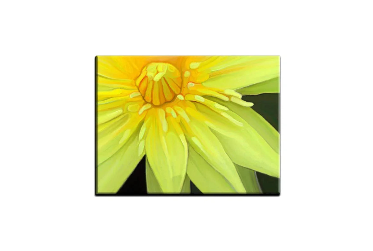 Yellow Flower Painting | Canvas Wall Art Print - Final Touch Decor