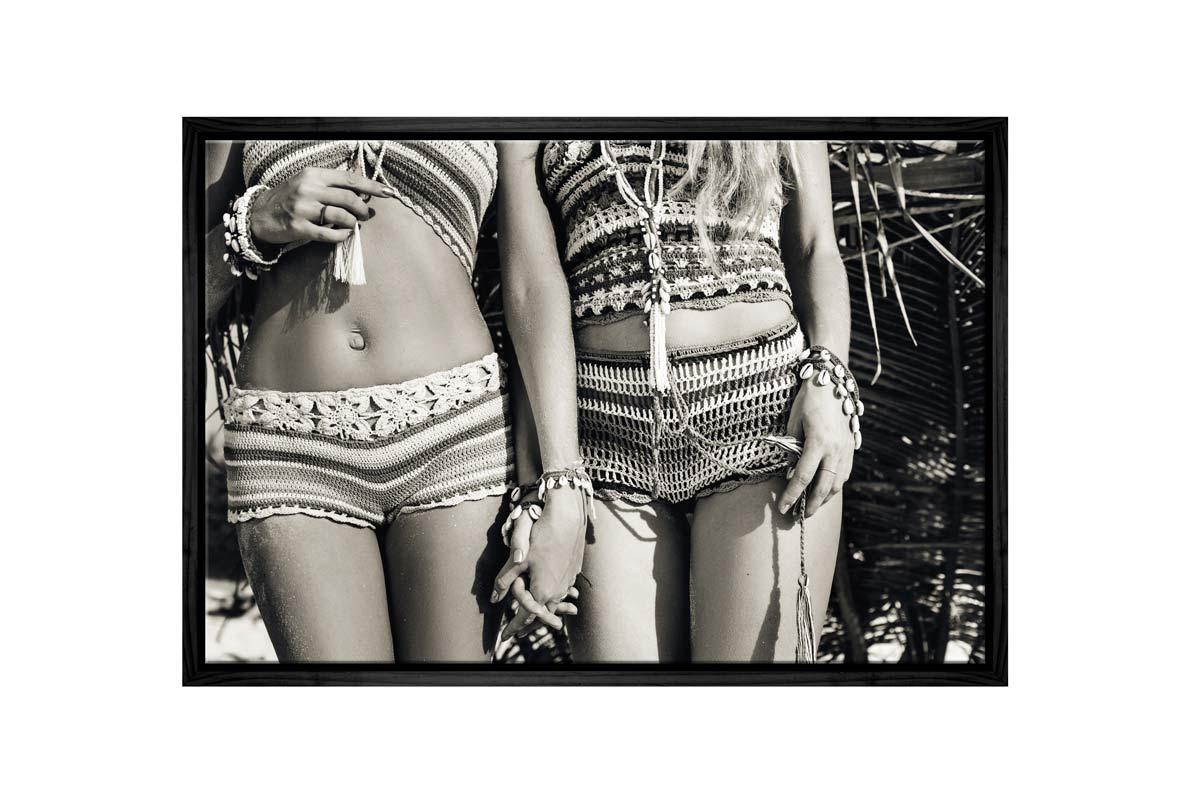 Boho Beach Babes | Canvas Wall Art Print - Final Touch Decor