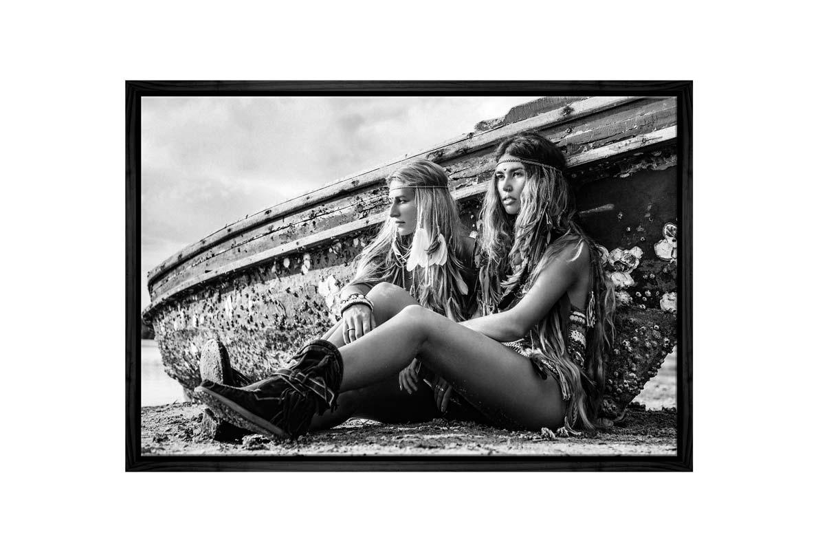 Boho Beach Babes 2 | Canvas Wall Art Print - Final Touch Decor