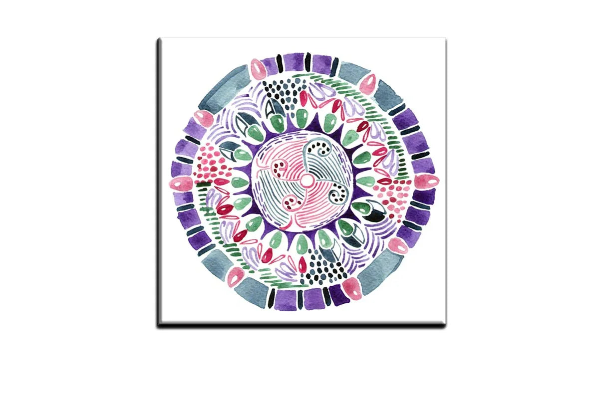 Watercolour Tribal Design | Canvas Wall Art Print - Final Touch Decor