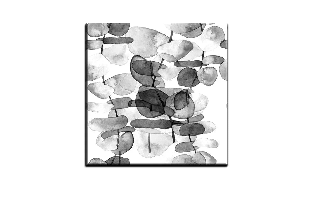 Black and White Watercolour Gum | Canvas Wall Art Print - Final Touch Decor