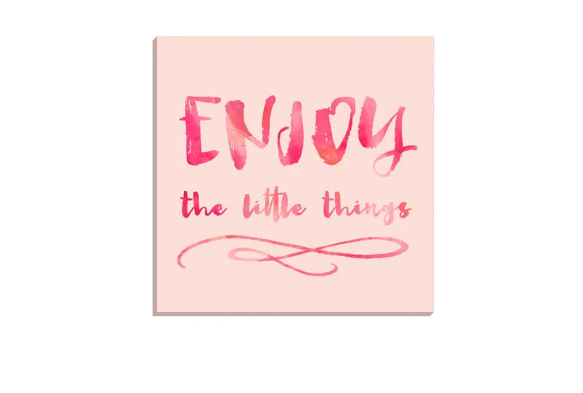Enjoy Little Things | Canvas Wall Art Print - Final Touch Decor