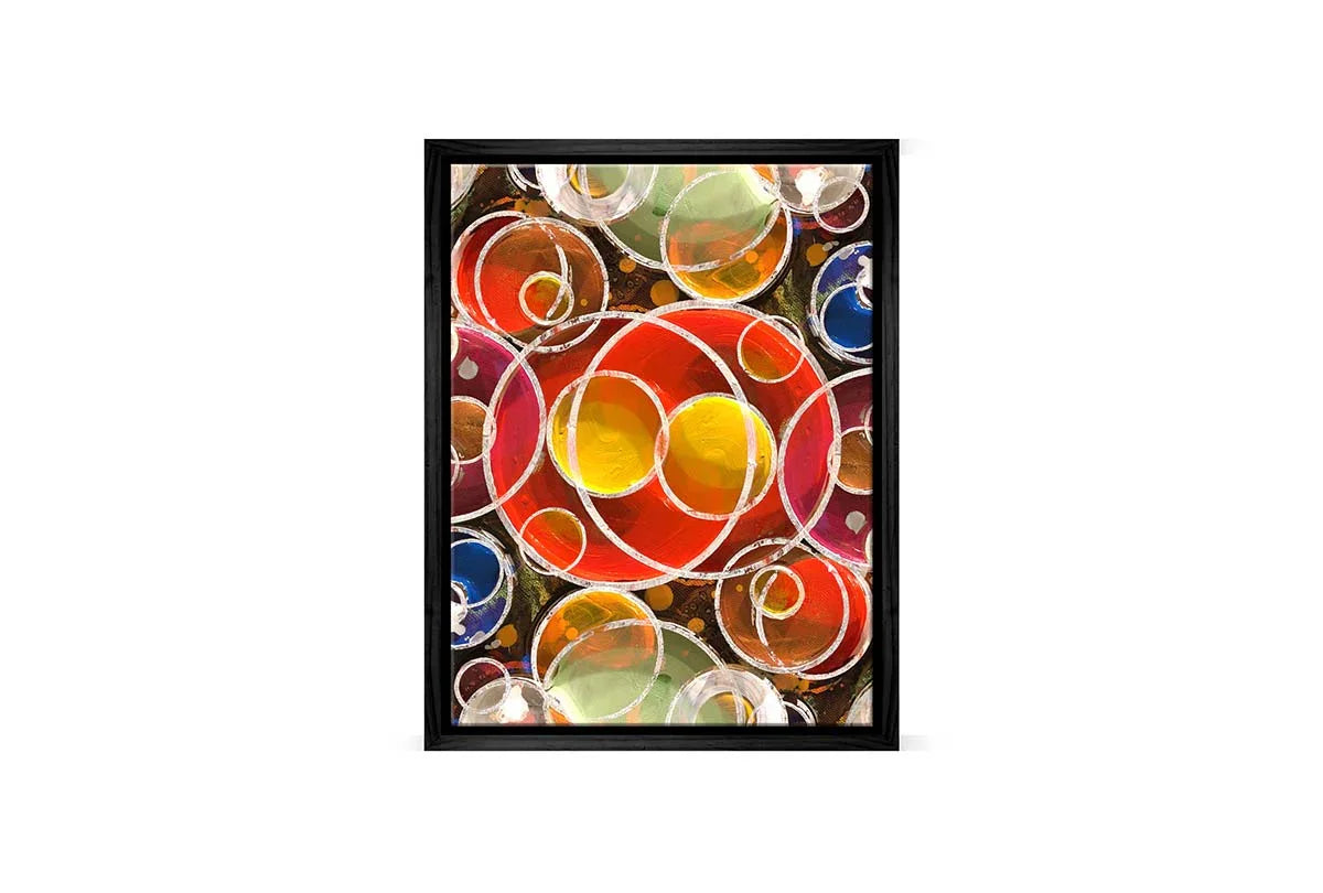 Red Yellow Abstract | Canvas Wall Art Print - Final Touch Decor