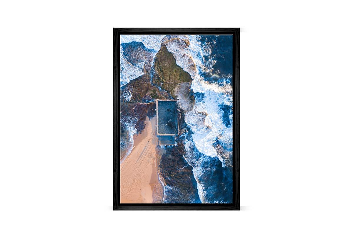 Mona Vale Rock Pool, Australia | Canvas Wall Art Print - Final Touch Decor