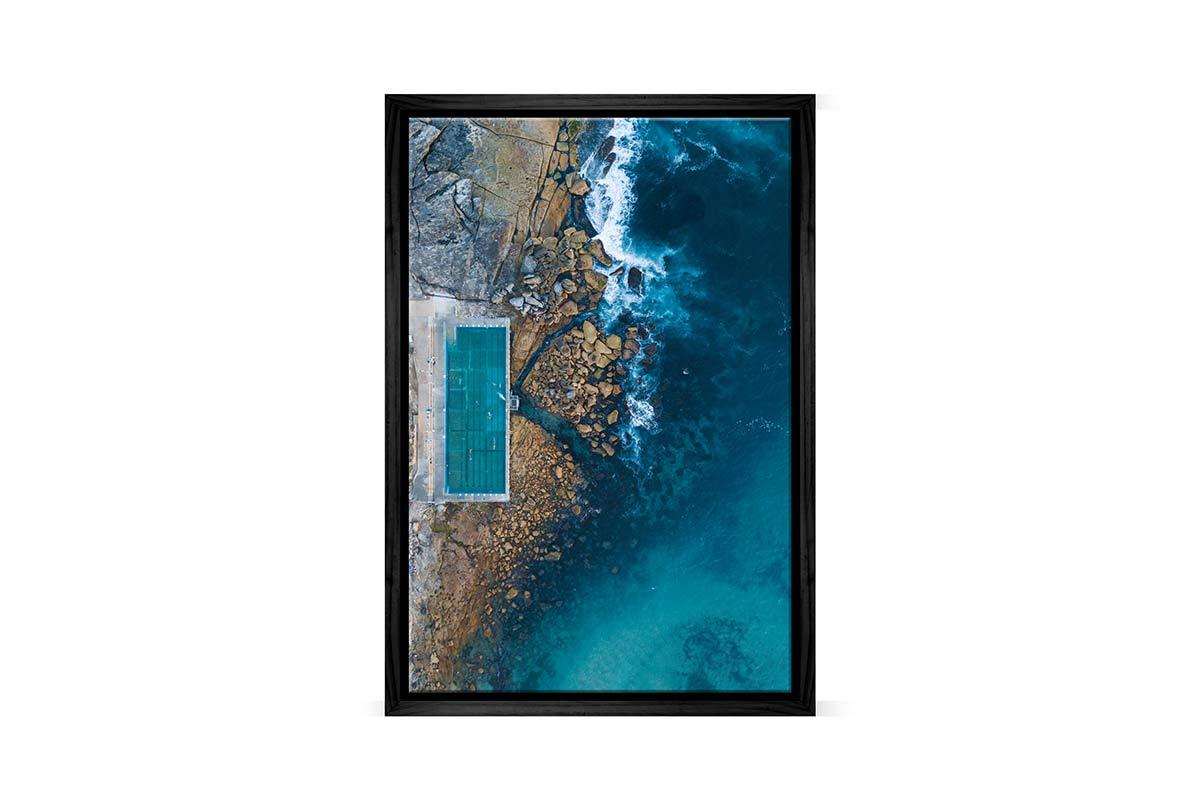 Freshwater Rock Pool, Australia | Canvas Wall Art Print - Final Touch Decor
