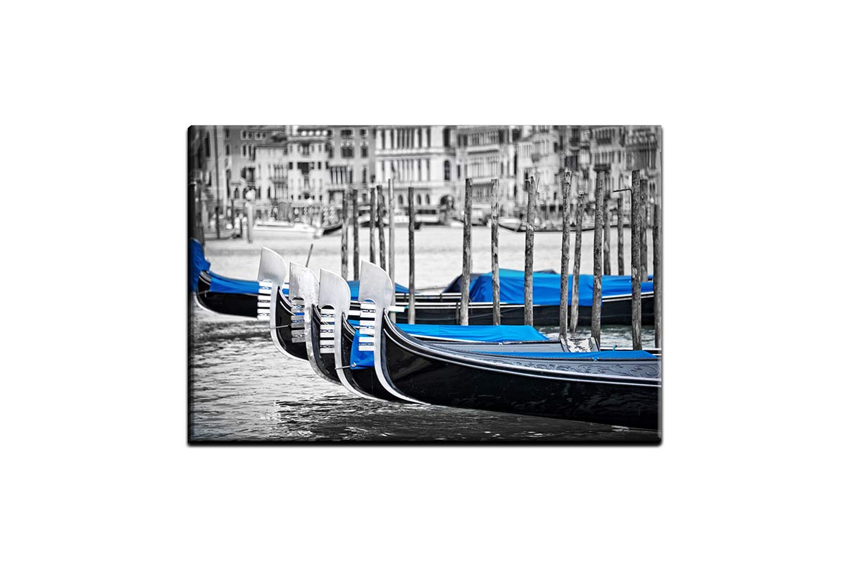 Gondolas, Venice | Canvas Wall Art Print - Final Touch Decor