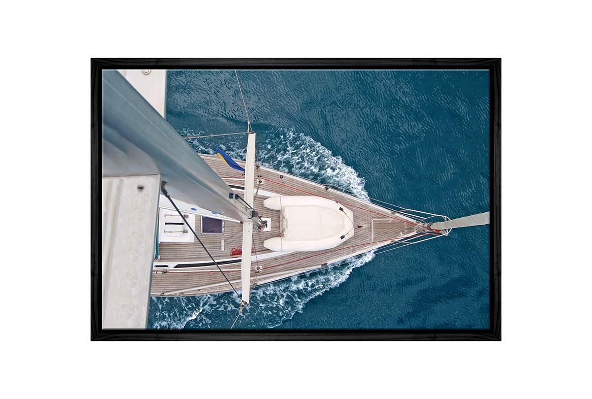Sail Boat Top View | Canvas Wall Art Print - Final Touch Decor